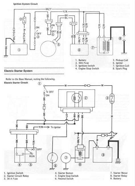 kawasaki battery wiring diagram 